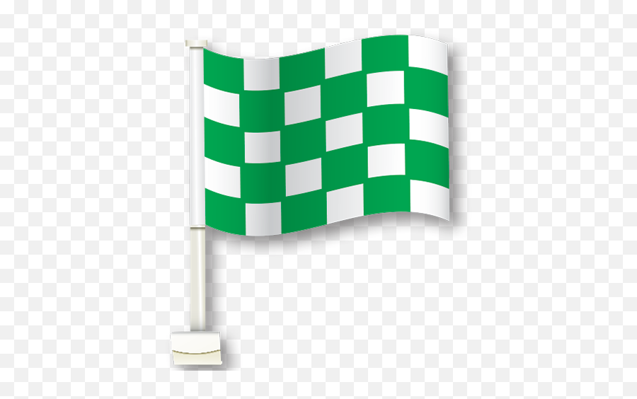 Greenwhite Checkered Supreme Clip - On Flags Racing Flag Png,Checkered Flags Png