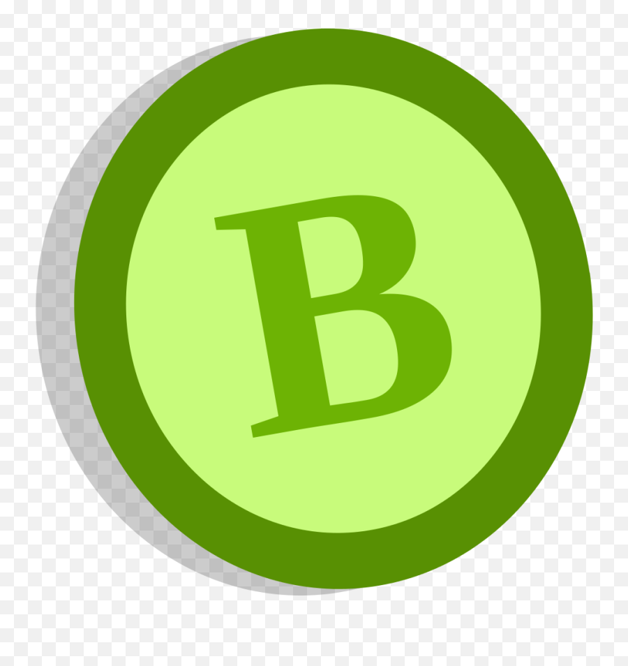 Filesymbol B Classsvg - Wikipedia B In Green Png,Wayfarer Icon
