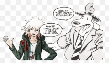 Scrolldrop Danganronpa - Sprite Nagito Komaeda png
