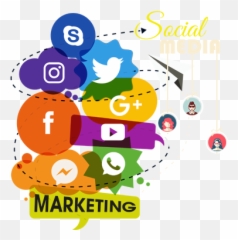 Marketing Transparent Social Media - Background Png