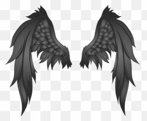 Black Clip Free Stock Png Files Wings Transparent