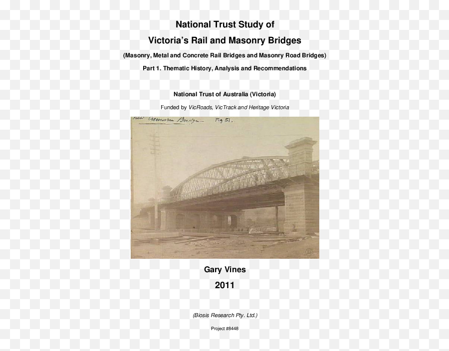 Pdf National Trust Study Of Victoriau0027s Masonry Metal And - Arch Bridge Png,Keith A. Taylor Elliptical Patent Icon