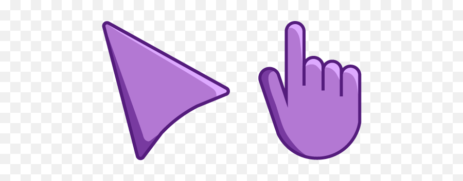 Lavender Cursor U2013 Custom - Purple Cursor Png,Mouseover Hand Icon