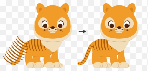 How To Create A Cute Cartoon Tiger Illustration In Adobe Png Icon Lucu Android