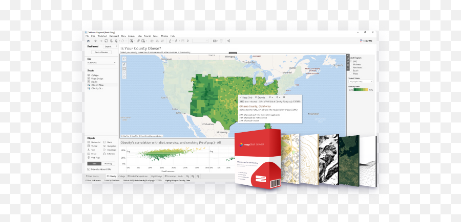 Tableau Offline Maps For Business Intelligence Maptiler - Vertical Png,Tableau Server Icon