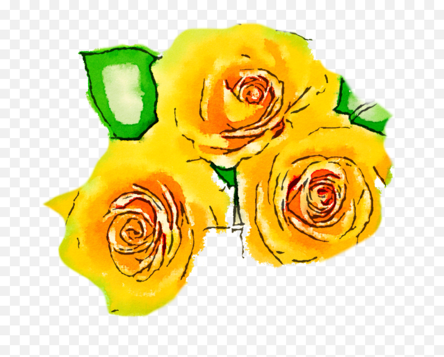 Yellow Watercolor Flowers - Flower Yellow Watercolor Png,Watercolor Sunflower Png