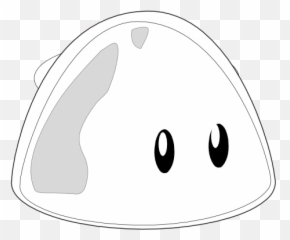 Blobby Black White Line Art 555px - Circle Transparent png