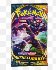 Sword U0026 Shield Darkness Ablaze Grimmsnarl Vmax Cover Art Pokemon Trading Card Game Booster Pack 80712 - png
