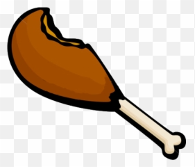 Turkey Leg Clip Art - Cartoon Chicken Leg Png,Turkey Leg Png