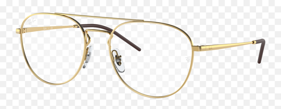 Rb6414 Eyeglasses With Gold Frame Ray - Ban Png,Eye Glasses Icon