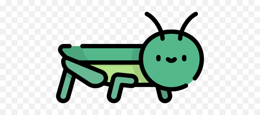 Grasshopper - Free Animals Icons Saltamontes Kawaii Png,Grasshopper Png