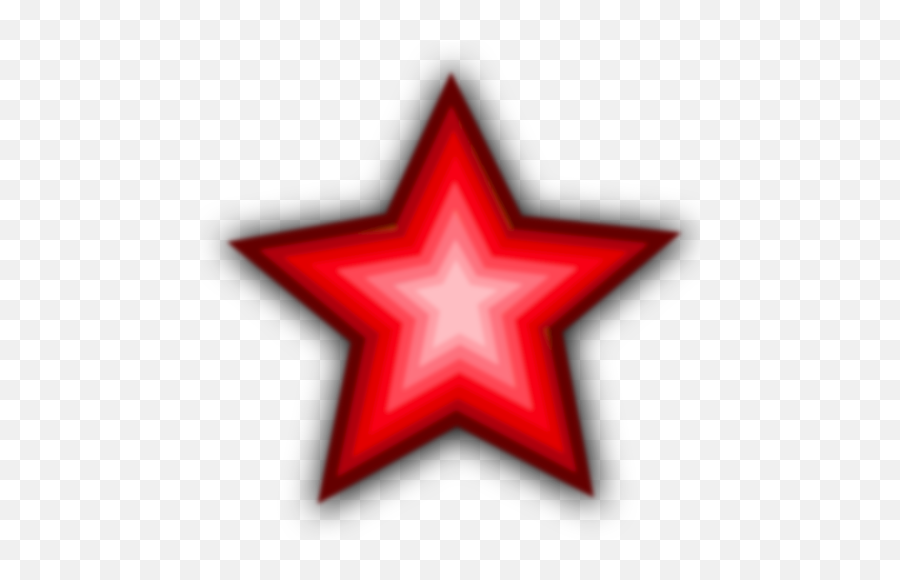 Simple Red Star - Number 4 With Object Clipart Png,Red Star Logo