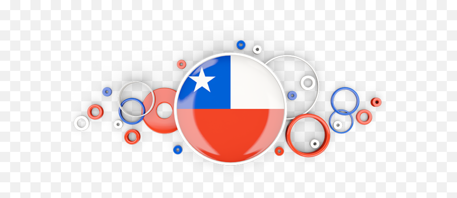 Circle Background Illustration Of Flag Chile - Background Bangladesh Flag Png,Chile Png