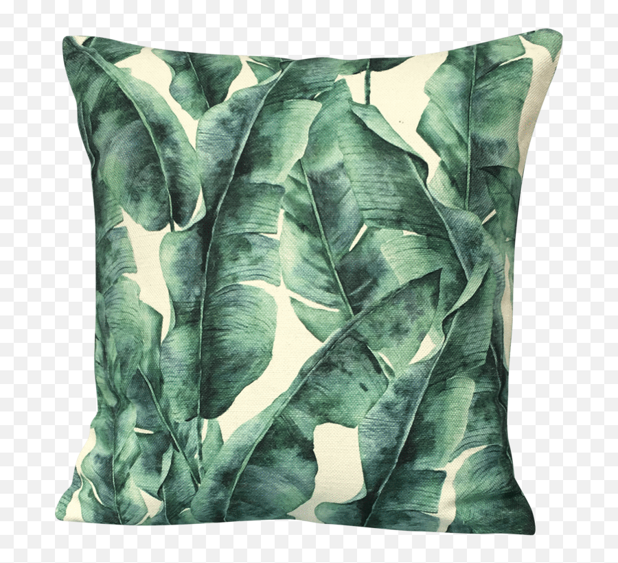 Faith Linen Cushion Cover 45cm X - Hojas Acuarelas Png Aquarelle Feuille Bananier,Hojas Png