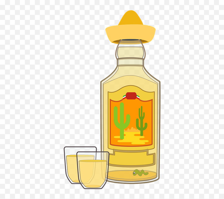 Graphic Tequila Bottle - Tequila Clipart Png,Tequila Bottle Png