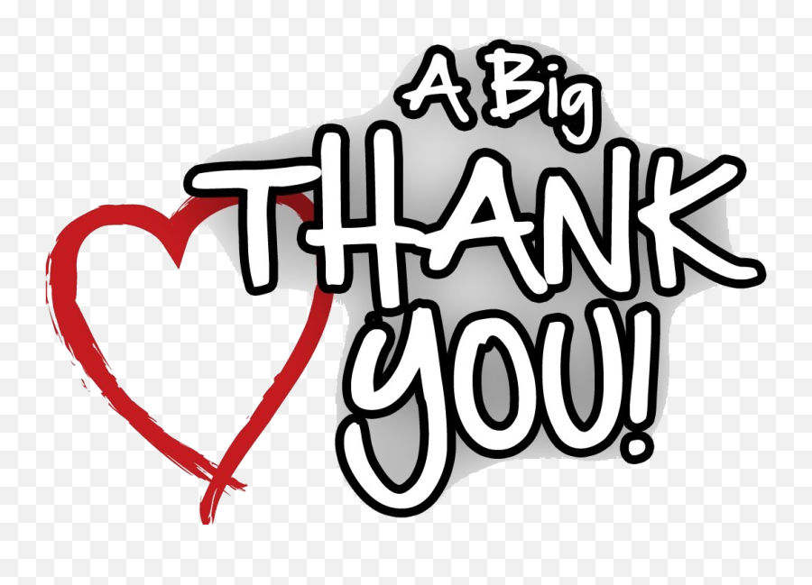 Free Thank You Png Transparent - Big Thank You Clipart,You Png