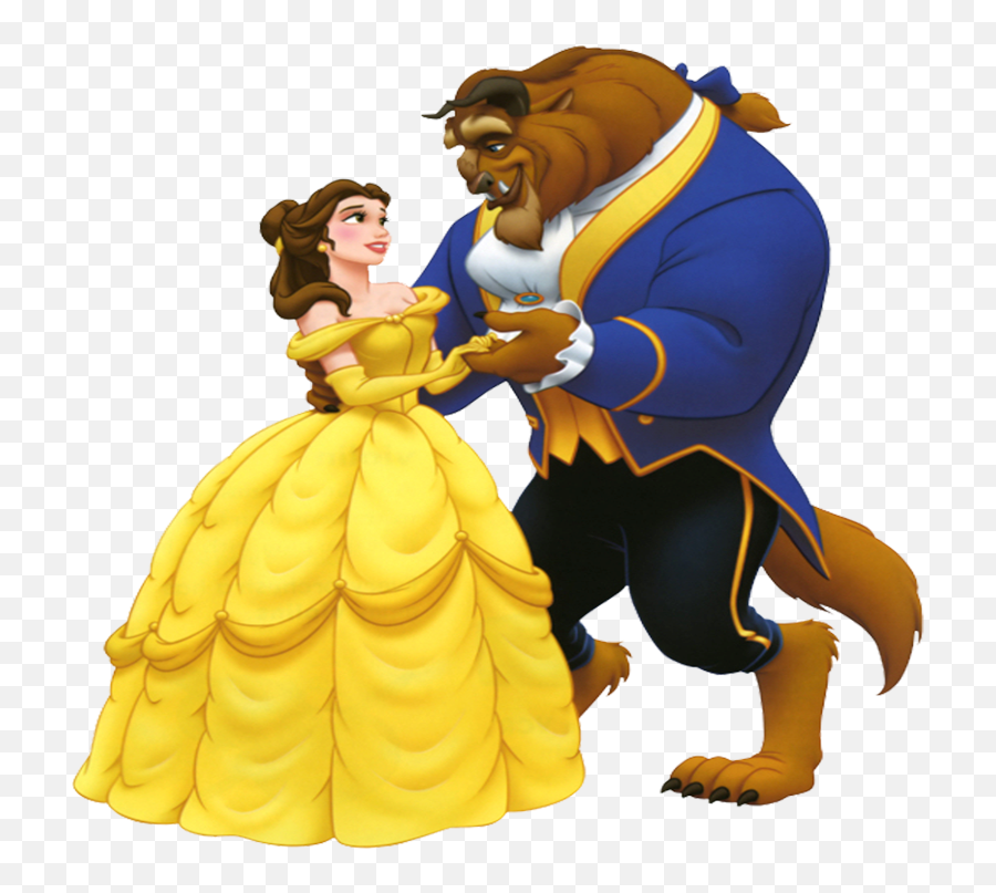 Disney Clipart Couple - La Bella Y La Bestia Cuento Png,Disney Clipart Transparent Background