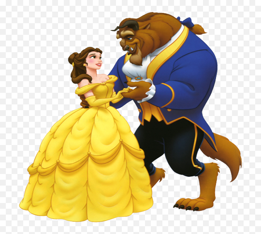 Disney Clipart Couple - La Bella Y La Bestia Cuento Png,disney Clipart 