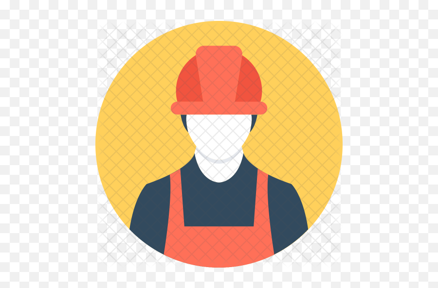Construction Worker Icon Png - Flat Construction Worker Icon,Worker Png