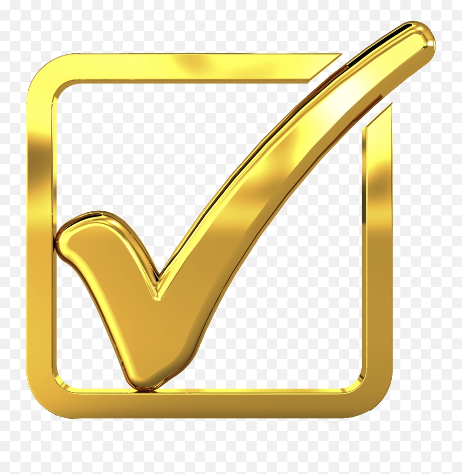 Gold Check Mark Png Picture 507916 - Gold Check Mark Clipart,Check Mark Png