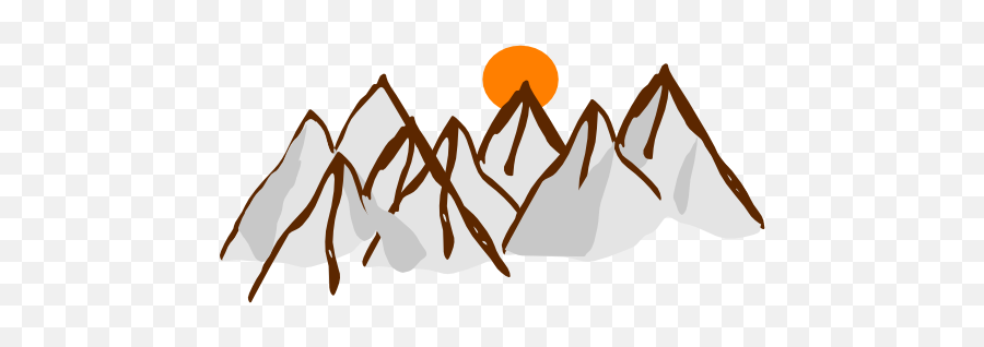 Rocky Mountain Clipart - Range Of Mountains Clipart Png,Mountain Clipart Transparent Background