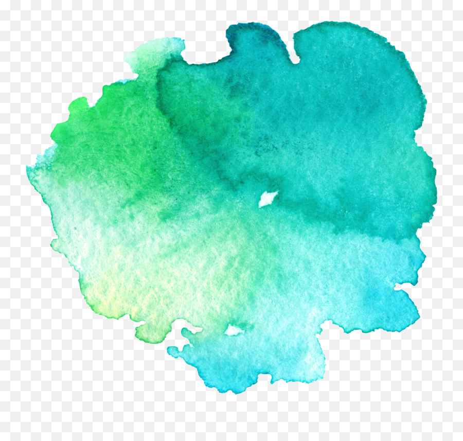 Download Hd Watercolour Png Mint Green - Watercolor Png Splash Green,Mint Transparent