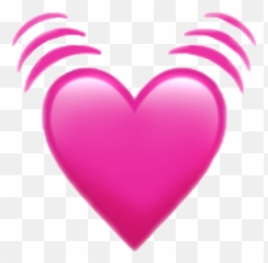 Pink Heart Emoji Png Image - Pink Heart Emoji Transparent,Coração Png