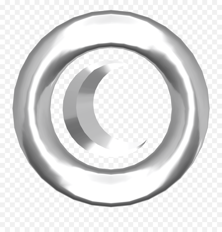 Silver Moon Ring Png Sonic Rings