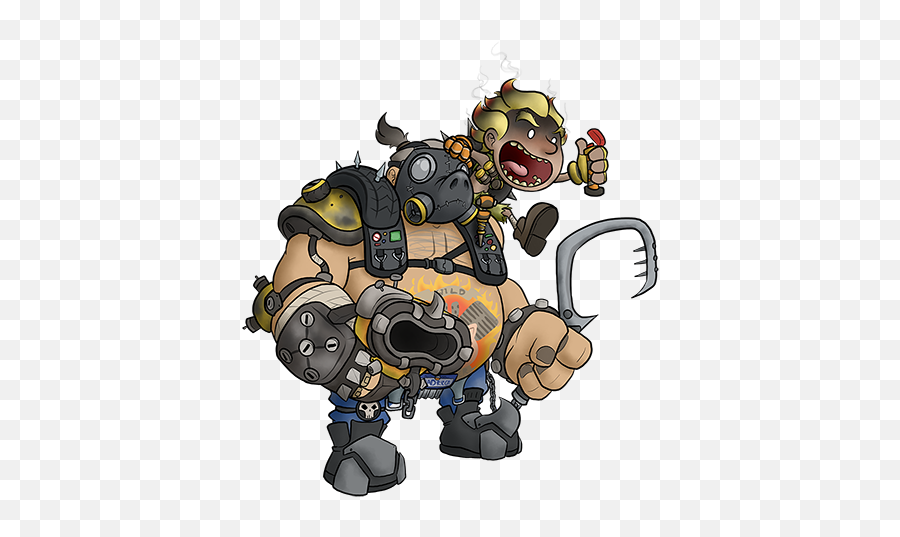 Roadhog - Cartoon Png,Roadhog Png