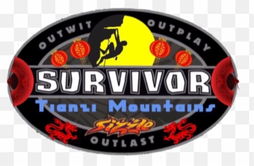 Download Tianzi Mountains Logo - Survivor Logo Template Png,Mountains Logo