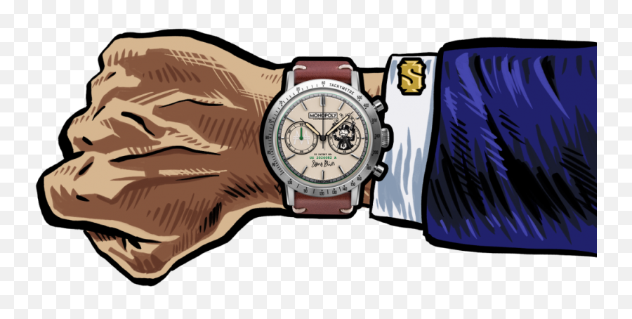 Undone X Monopoly Collection Moneyman Watches The Coolector - Monopoly Watch Png,Monopoly Money Png