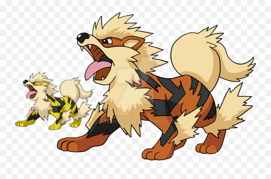 Download Arcanine Transparent Fire Red - Pokemons Png,Arcanine Png