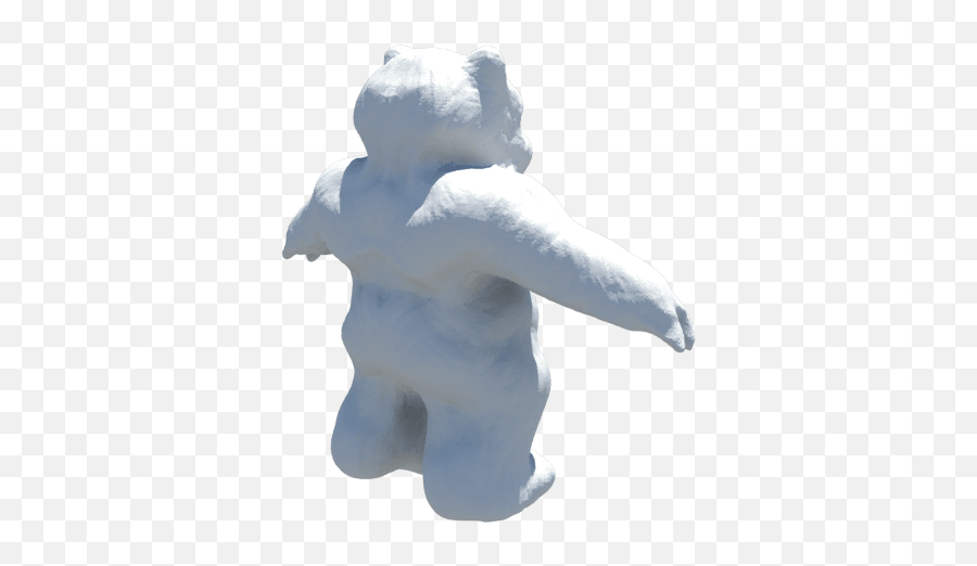 Scultping The Body Of Ewok - Snow Png,Ewok Png