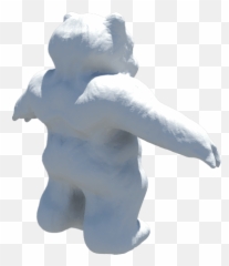 Scultping The Body Of Ewok - Snow Png,Ewok Png