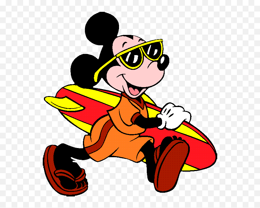 Download Summer Vacation Png Image - Mickey Mouse In Hawaii,Vacation Png