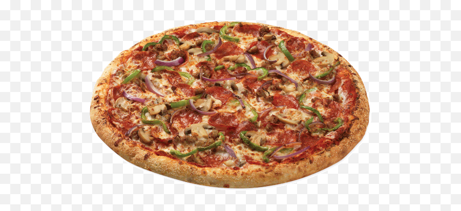 Large Supreme Pizza - Menu Speedy Café Supreme Pizza Transparent Png,Pizza Transparent