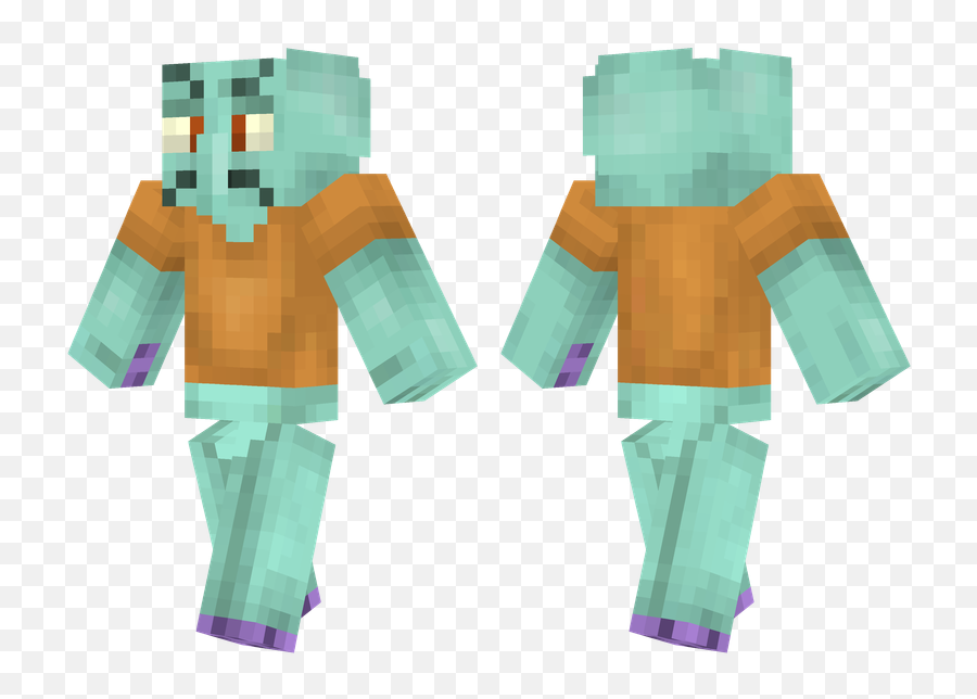 Squidward Minecraft Skins - Sb 129 Minecraft Png,Squidward Transparent