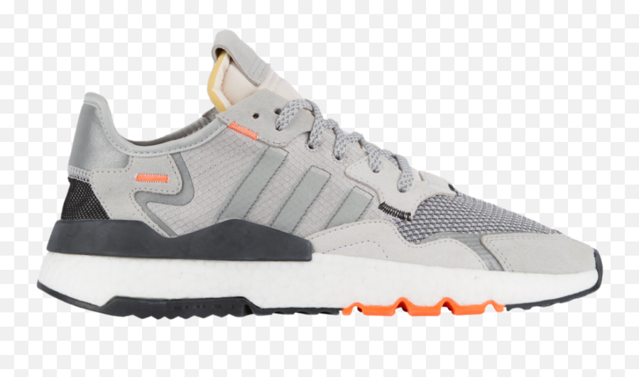 Download Adidas Nite Jogger Grey White Orange Db3361 Release - Adidas Nite Jogger Png,Addidas Logo Png