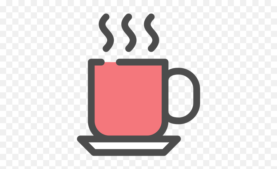 Download Coffee Cup Icon Of Colored Outline Style Available In Svg Serveware Png Free Transparent Png Images Pngaaa Com