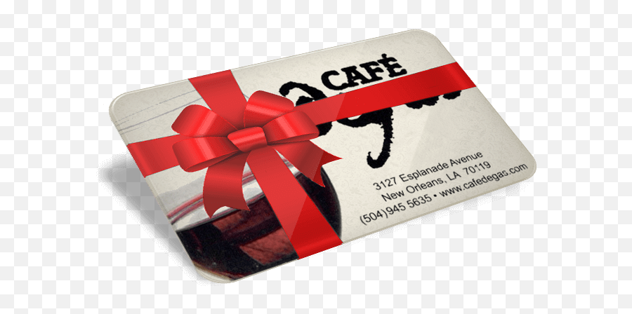 Gift Shop U2013 Cafe Degas - Gift Card Png,Gift Card Png