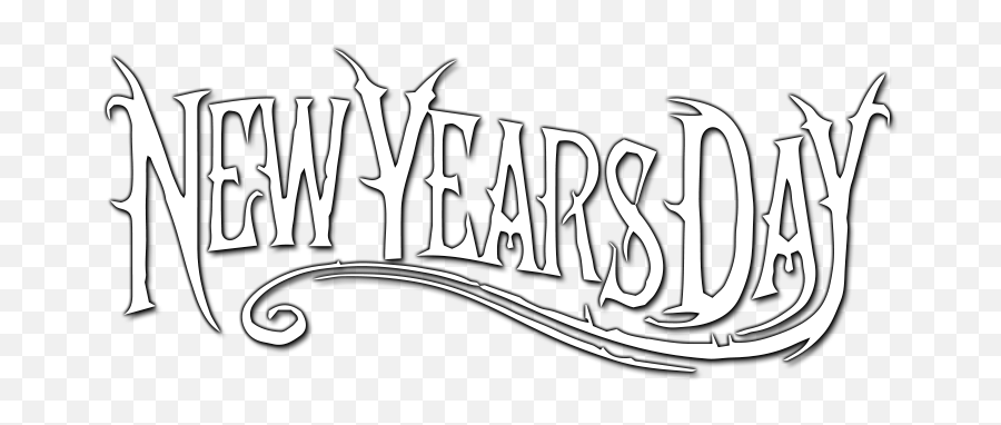 New Years Day Band Logo Qyxwsrmerrychristmas2020site - New Years Day Band Art Png,Punk Rock Logos