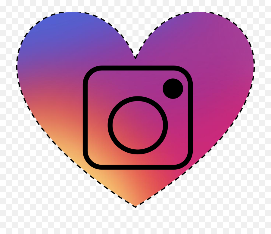 Instagram Heart Png Images U2013 A Picture Library - Golden Love Symbol Png,Orange Heart Png