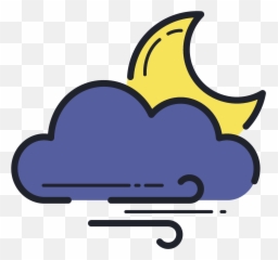 Windy Night Icon - Png Clipart Full Size Letna Park