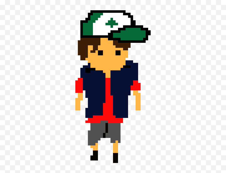 Dipper Pines Pixel Art Maker - Fictional Character Png,Dipper Pines Png