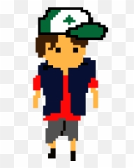Dipper Pines Pixel Art Maker - Fictional Character Png,Dipper Pines Png