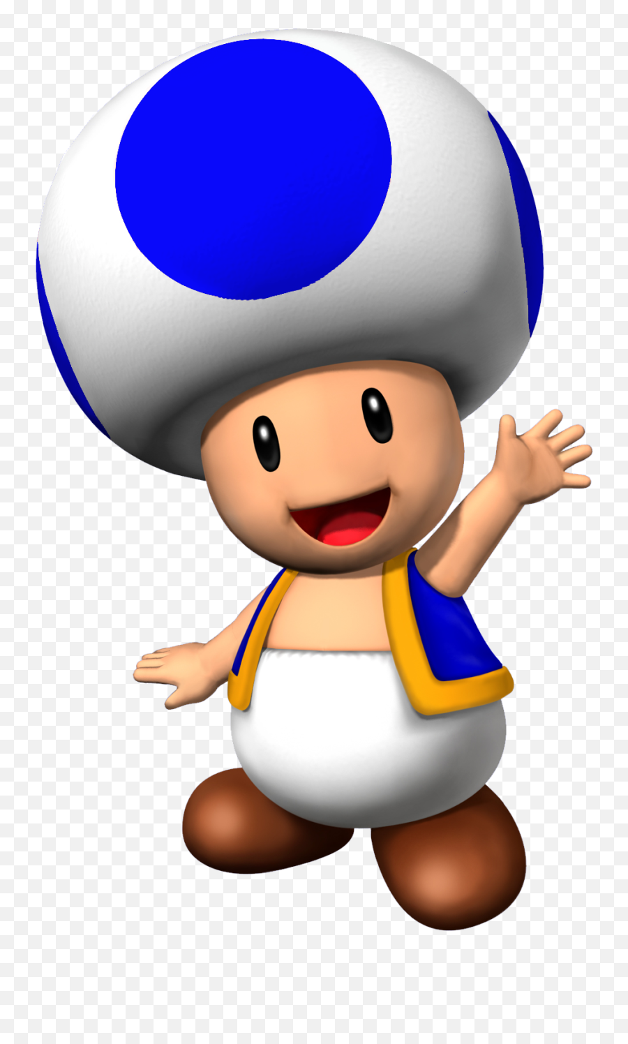 Clip Arts Related To - Mario Bros Blue Toad Png,Toad Transparent