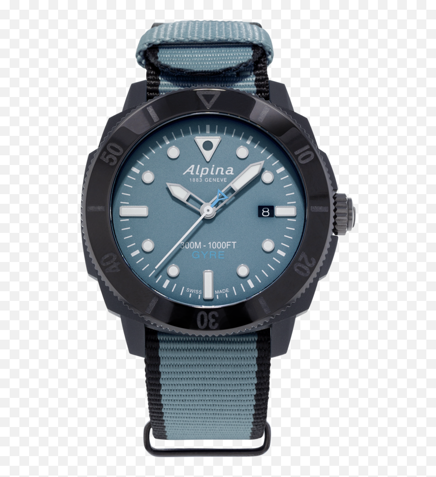 Alpina Seastrong Diver Gyre Automatic Features Worldu0027s First - Alpina Seastrong Gyre Png,Surfrider Foundation Logo