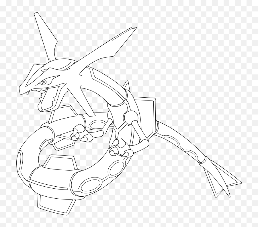 Jenas Lineart 2 Use - Fictional Character Png,Mega Rayquaza Icon