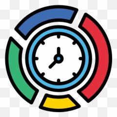 Free Time Chart Icon Of Colored Outline Style - Available 2 Seconds Timer png