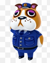 Booker - Animal Crossing Cop png